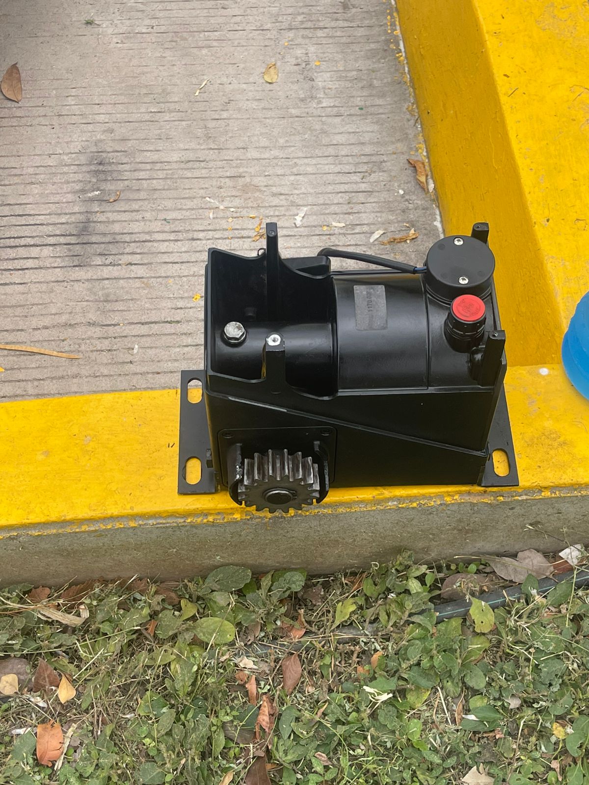 Motor instalado